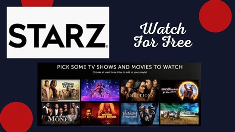 watch starz online free